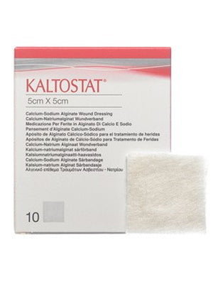 Kaltostat Kaltostat Dressing Alginate 5X5cm Box of 10