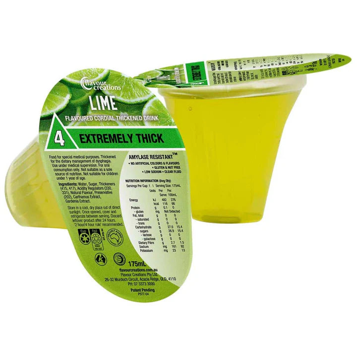 Flavour Creations Flavour Creations Lime Cordial Level 4 (900 - Extremely Thick) Carton of 24