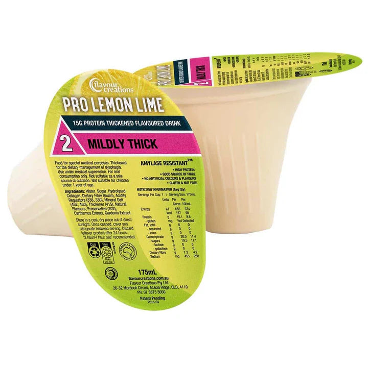 Flavour Creations Flavour Creations Pro Lemon Lime Level 2 (150 - Mildly Thick) Carton of 24