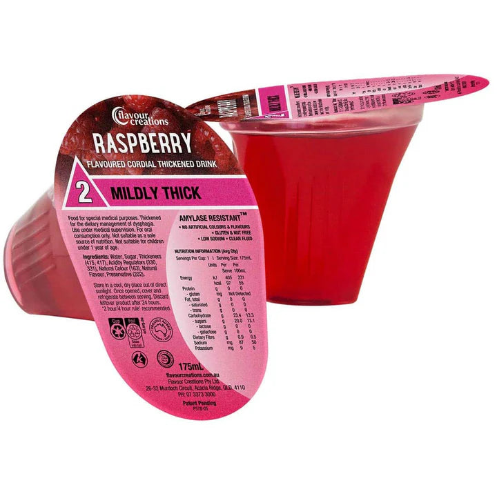 Flavour Creations Flavour Creations Raspberry Cordial Level 2 (150 - Mildly Thick) Carton of 24