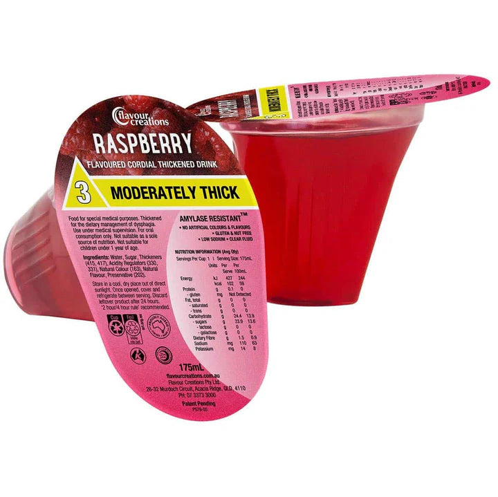 Flavour Creations Flavour Creations Raspberry Cordial Level 3 (400 - Moderately Thick) Carton of 24