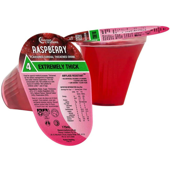 Flavour Creations Flavour Creations Raspberry Cordial Level 4 (900 - Extremely Thick) Carton of 24