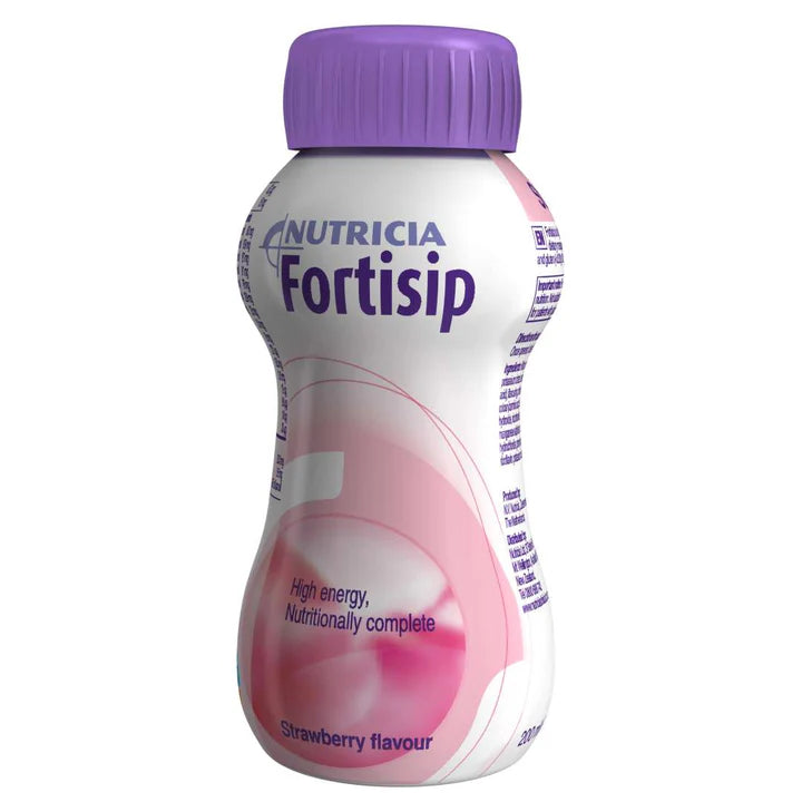 Nutricia Nutricia Fortisip 200ml Strawberry Carton of 24