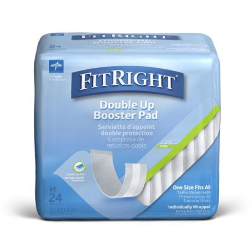 Medline FitRight Double Up Booster Pad (18 x 42cm) Packet