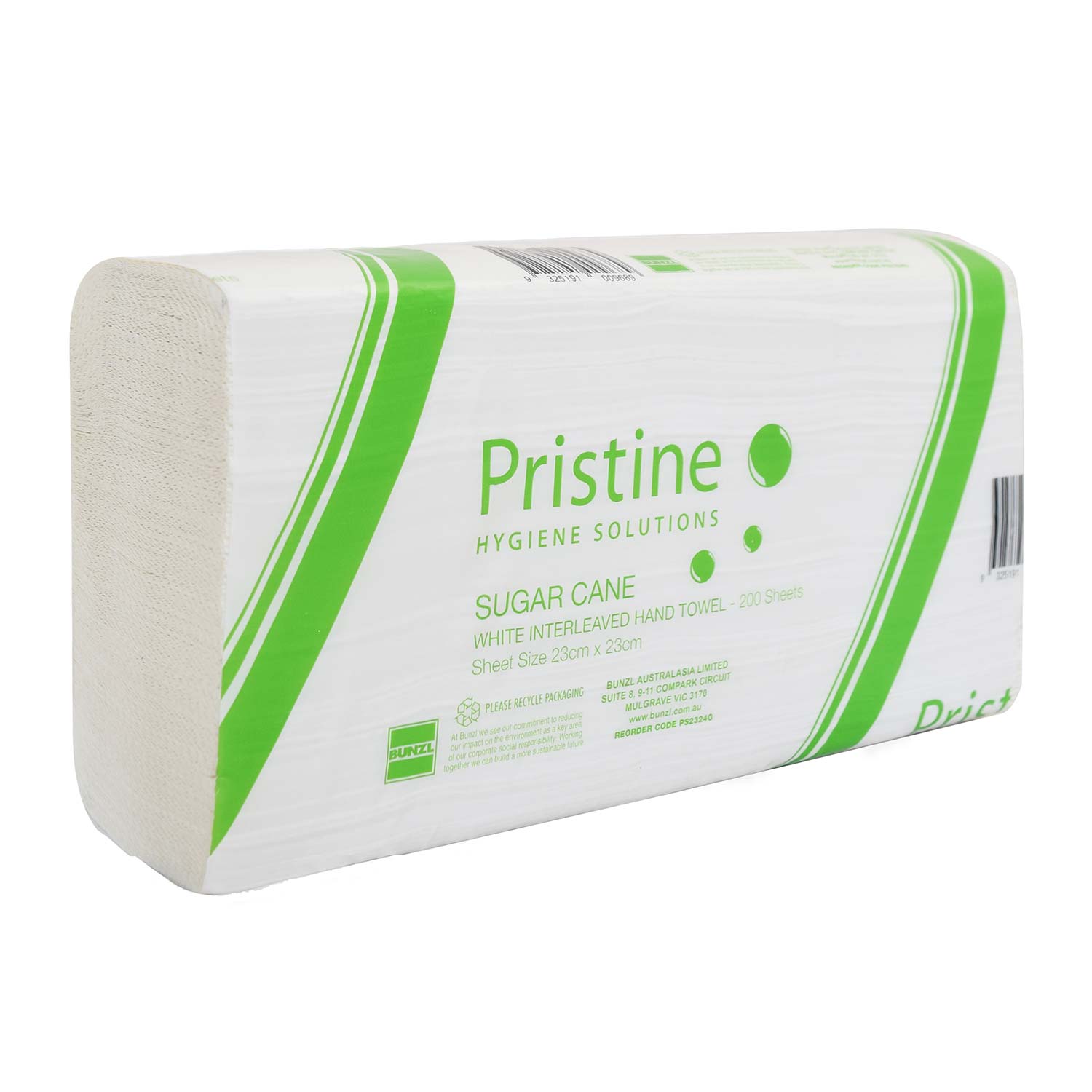 Pristine Pristine Sugarcane Slimfold Towel 200sht