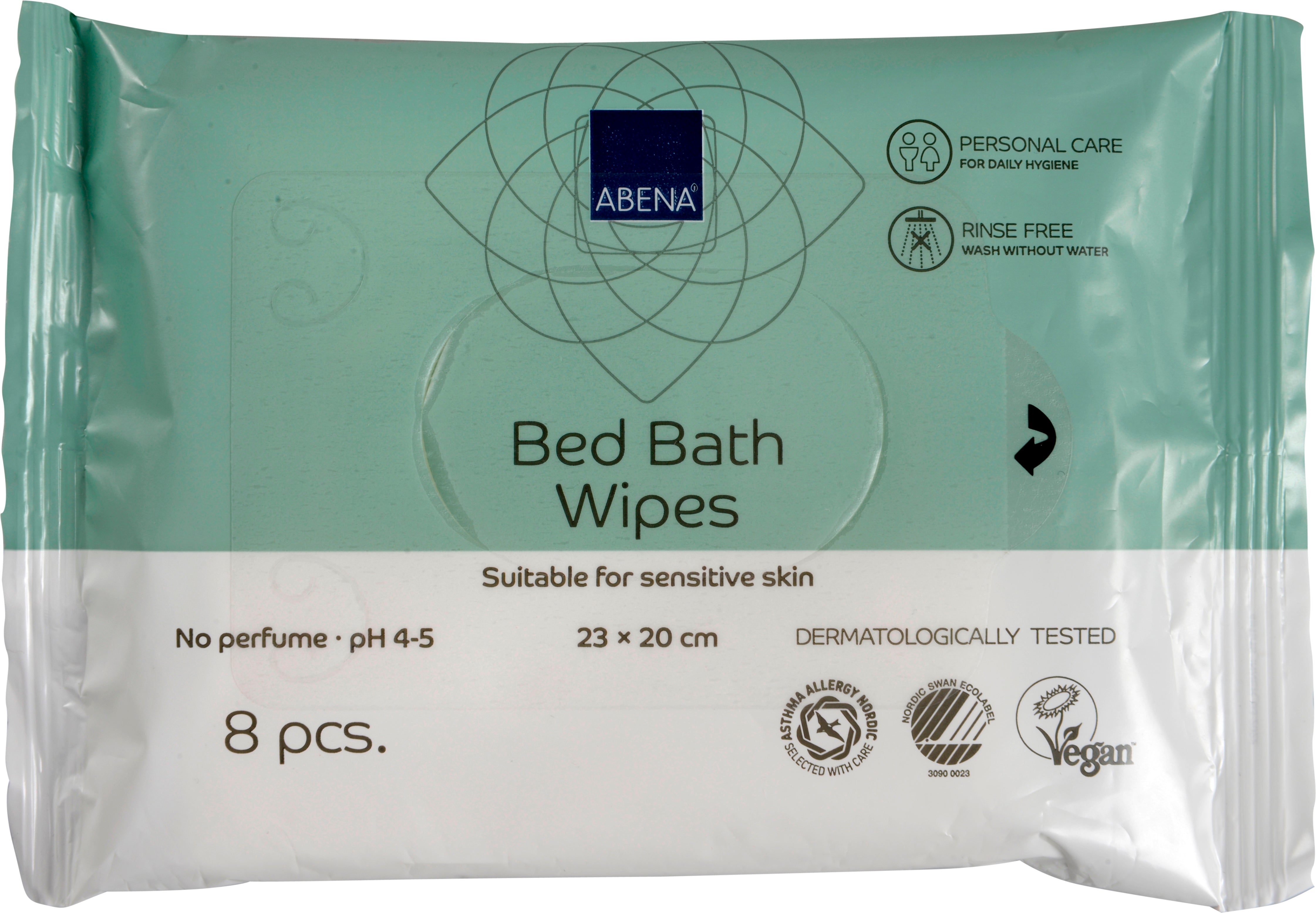 Abena Abena Bed Bath Wipes 20x23cm 8pcs/pack