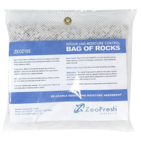 ZeoMed Enware ZeoMed Bag Of Rocks Deodorizer 1kg