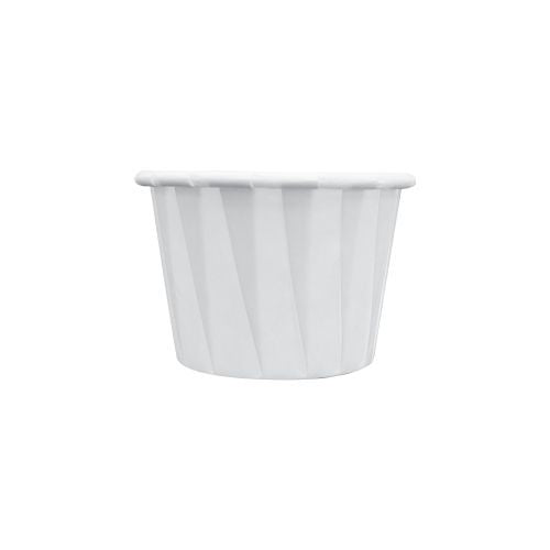 Sustain Sustain Paper Portion Cup Pleated White 28ml Carton of 5000