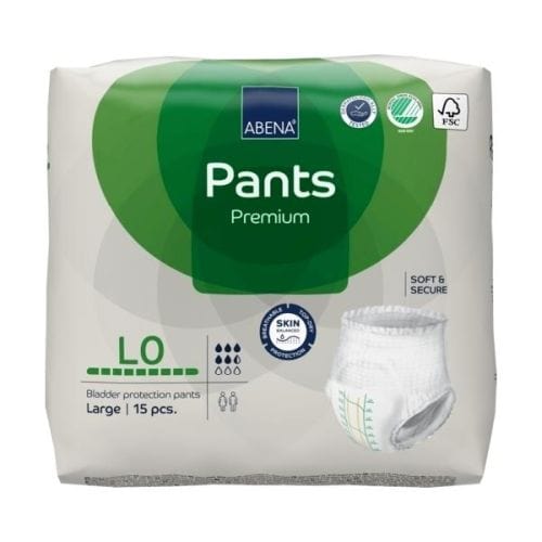 Abena ABENA PANTS L0 GREEN 900ml 100-145cm (6pkx15) SA1000021321__CT