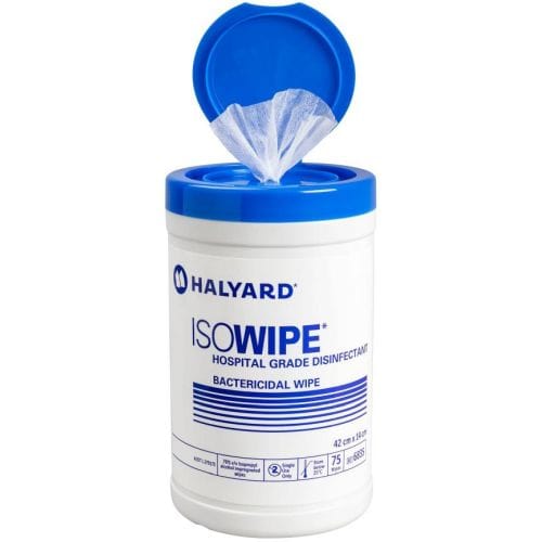 Halyard Halyard Isowipe Bactericidal Wipes