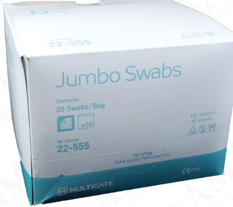 MULTIGATE Multigate Mouth JUMBO SWABS 16cm Non Sterile