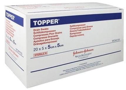 Covidien Topper IV Drain Sponges ST 5x5cm (20x5)