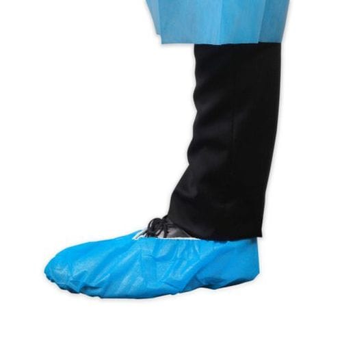 Allcare Overshoes Plastic Latex Free Non Sterile