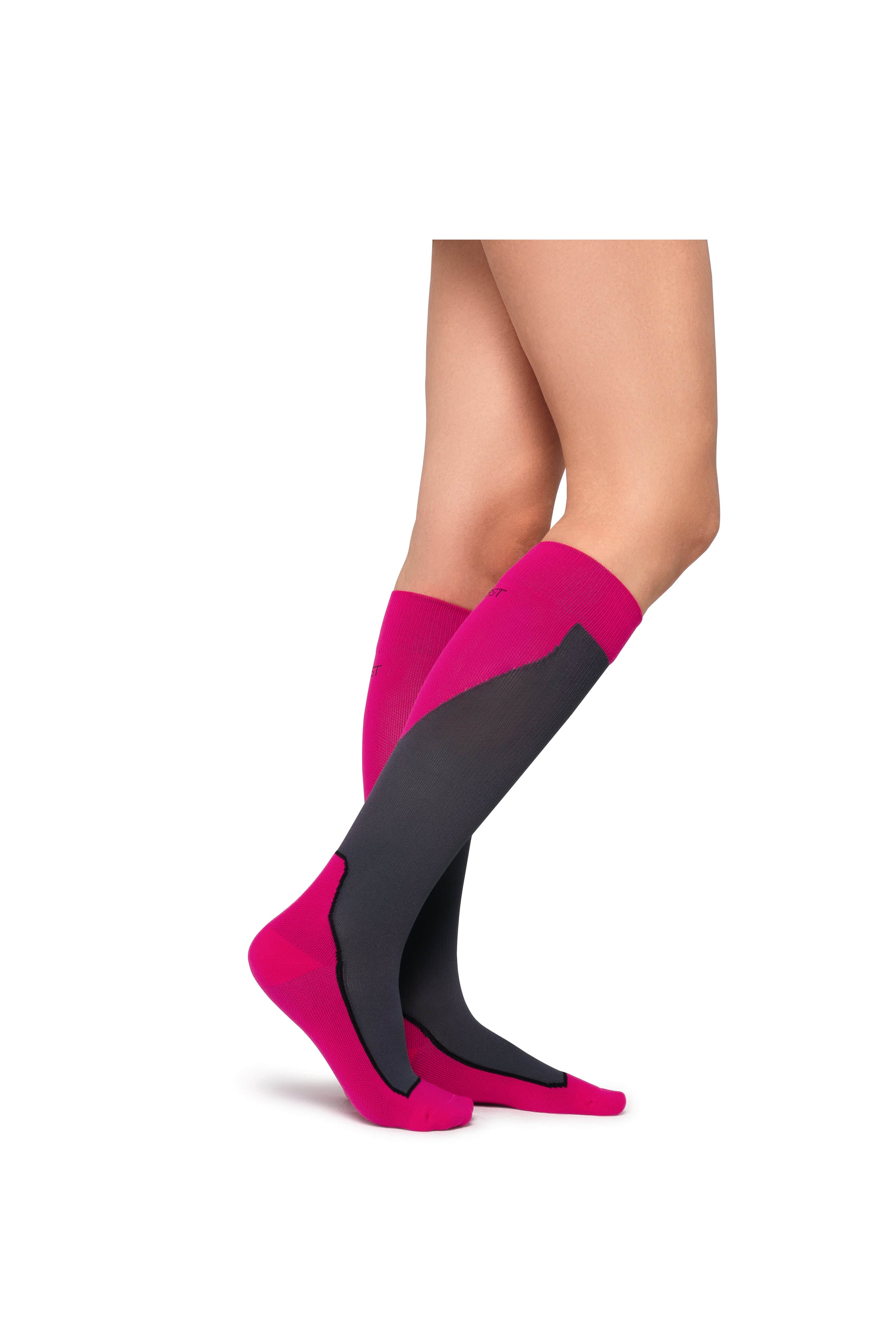 JOBST Jobst Sport Knee High Compression Sock Small Pink 15-20mmHg