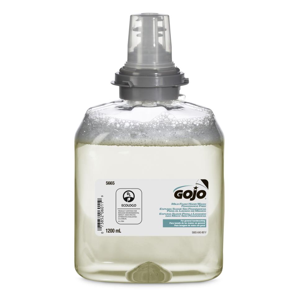 Gojo Gojo Mild Foam Hand Wash Fragrance Free 1200mL TFX Refill