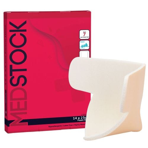 Medstock Medstock Foam Non Adh Heel Each 14 x 23 cm