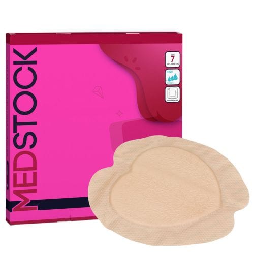 Medstock Each / 18 x 18cm Silicone Foam Border Sacrum MEDMS1818SF__EA