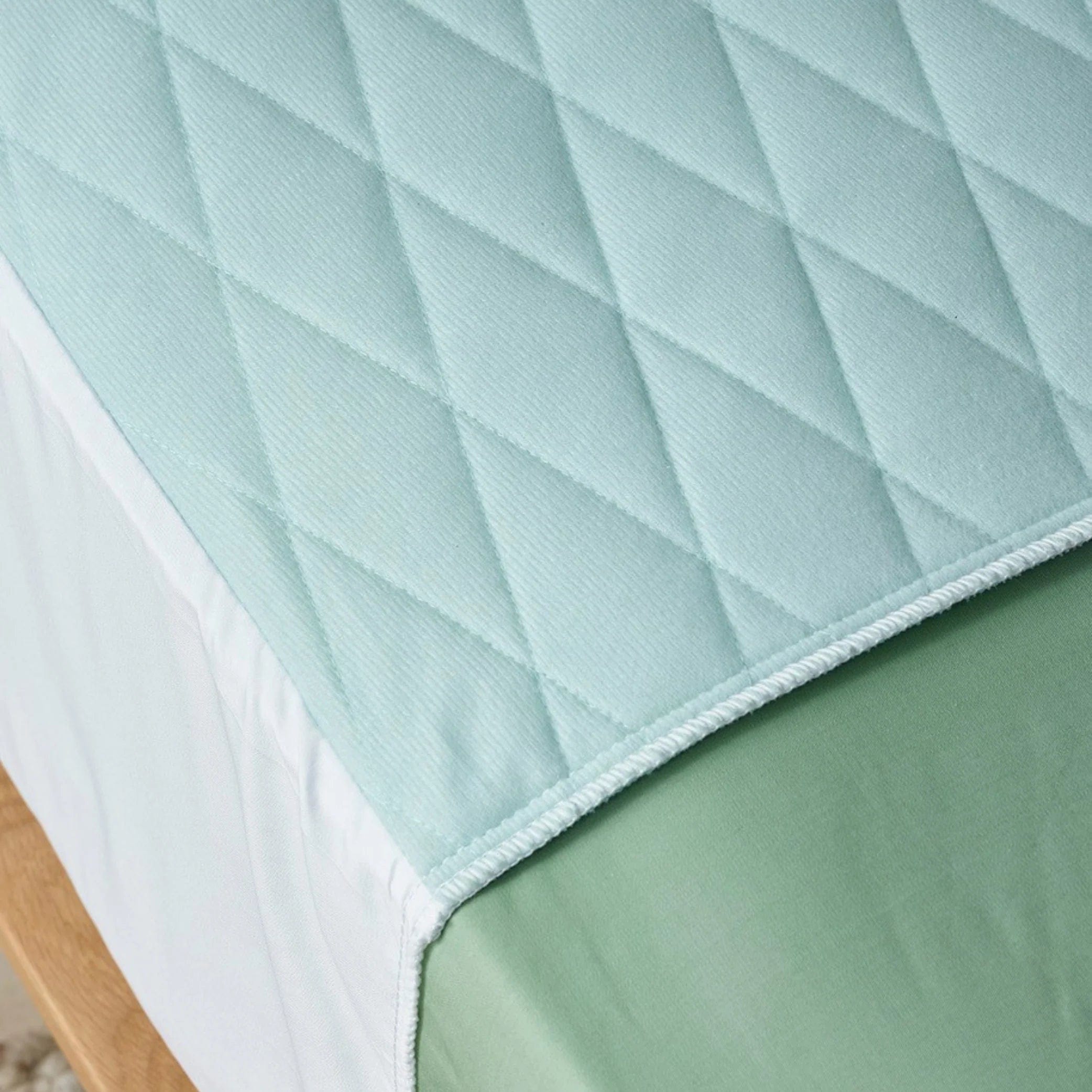 Staydry Staydry Blue-e Bedpad Aqua Single No Wings