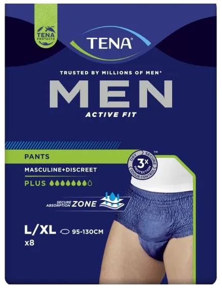 Tena TENA MEN Active Fit Pants Plus - Navy