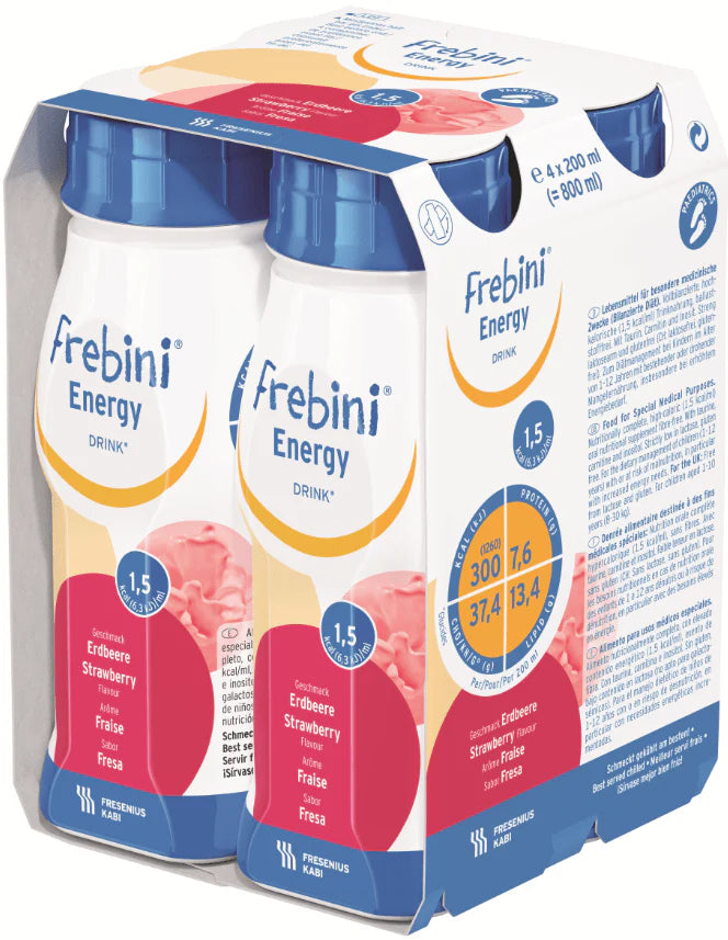 Fresubin Strawberry / Carton of 24 Frebini Energy Drink FRE7669601__CT